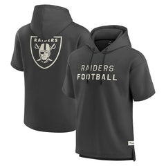 Elements Future Ground Lettering Short Sleeve Pullover Hoodie - Las Vegas Raiders
