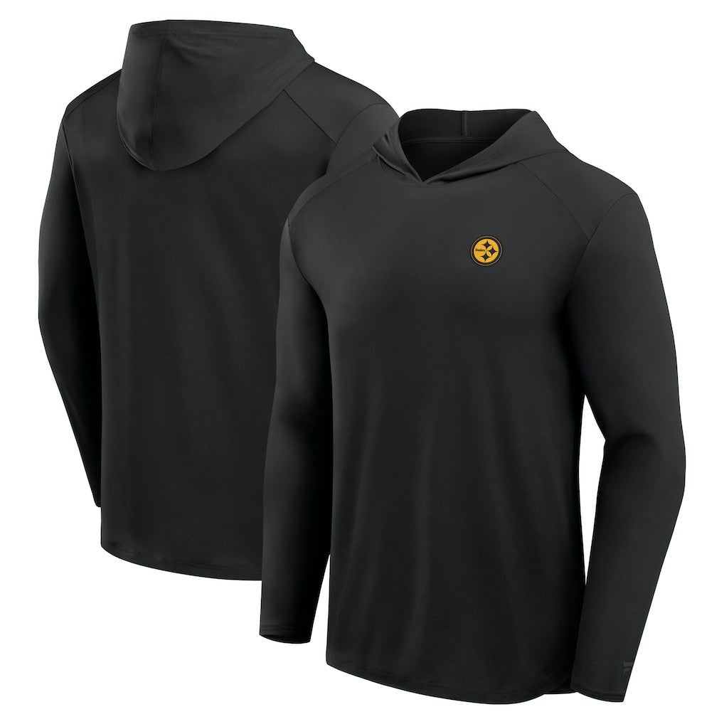 Front Office Power Mono Long Sleeve Hoodie T-Shirt - Pittsburgh Steelers