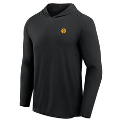 Front Office Power Mono Long Sleeve Hoodie T-Shirt - Pittsburgh Steelers