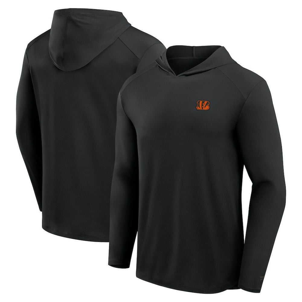 Front Office Power Mono Long Sleeve Hoodie T-Shirt - Cincinnati Bengals