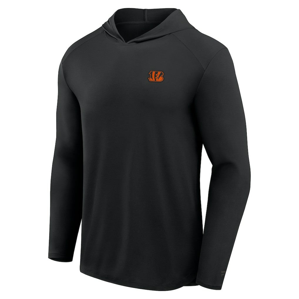 Front Office Power Mono Long Sleeve Hoodie T-Shirt - Cincinnati Bengals