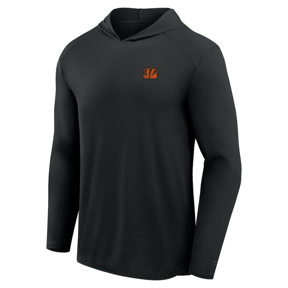 Front Office Power Mono Long Sleeve Hoodie T-Shirt - Cincinnati Bengals