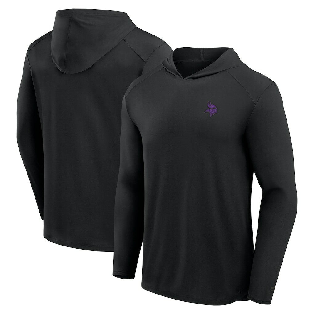 Front Office Power Mono Long Sleeve Hoodie T-Shirt - Minnesota Vikings