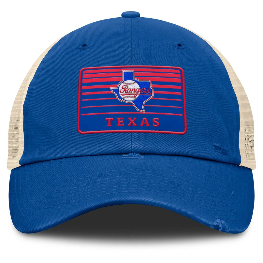 MLB Texas Rangers Fanatics Cooperstown Collection Eastbound Mesh Adjustable Hat