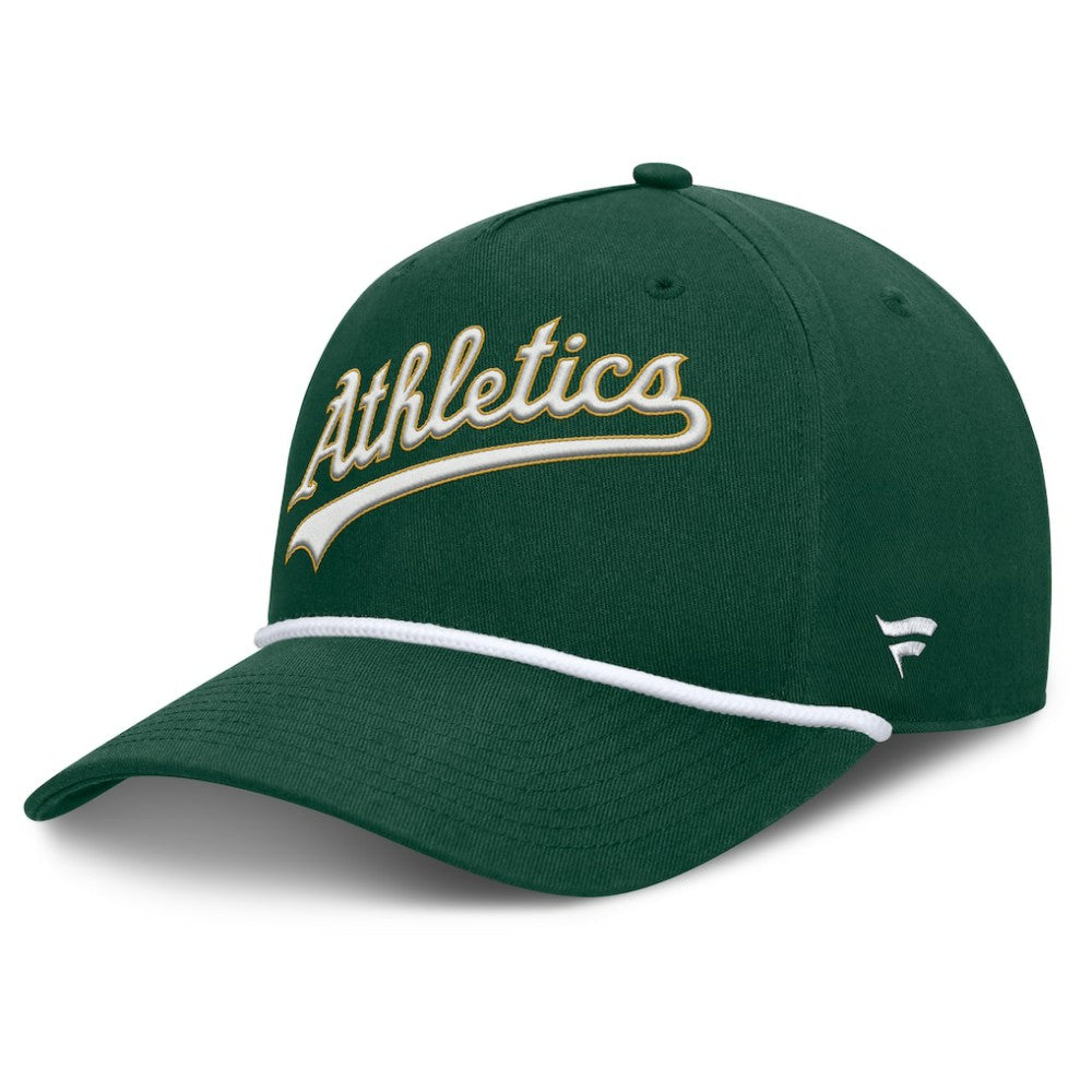 MLB Athletics Fanatics Clubhouse Foul Ball A-Frame Adjustable Hat