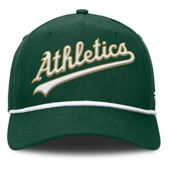 MLB Athletics Fanatics Clubhouse Foul Ball A-Frame Adjustable Hat