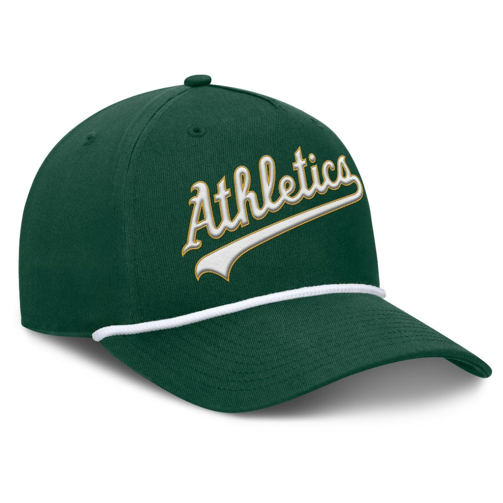 MLB Athletics Fanatics Clubhouse Foul Ball A-Frame Adjustable Hat