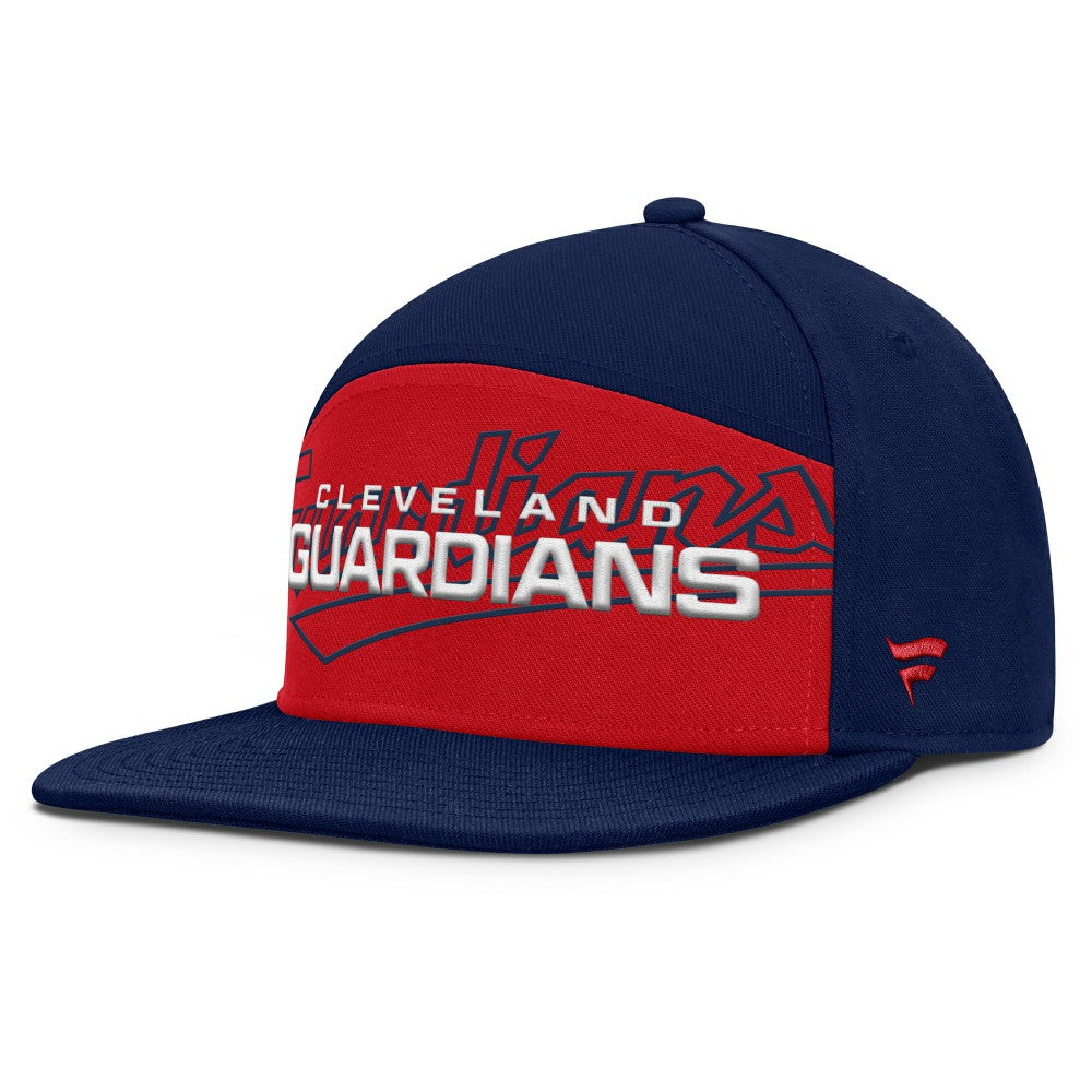 MLB Cleveland Guardians Fanatics Clubhouse Splitter Snapback Hat