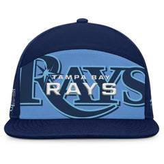 MLB Tampa Bay Rays Fanatics Clubhouse Splitter Snapback Hat