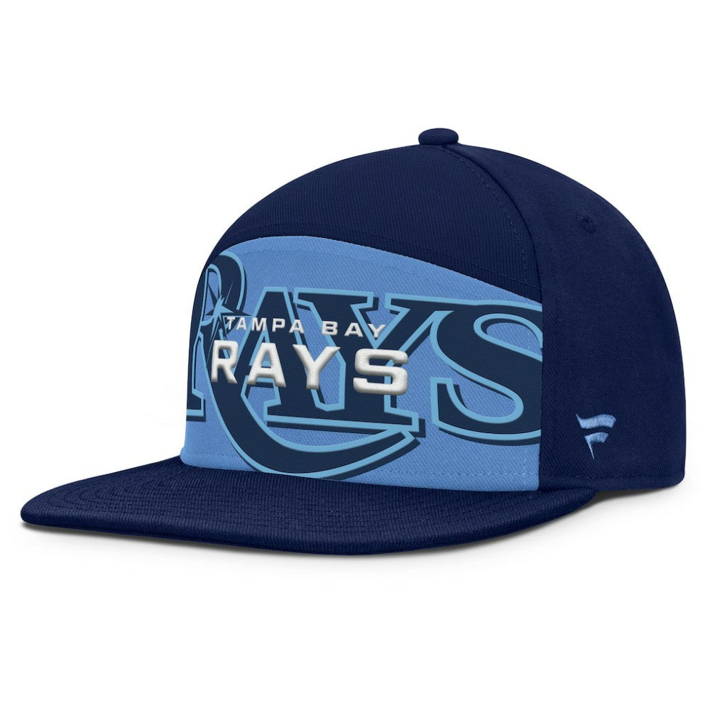 MLB Tampa Bay Rays Fanatics Clubhouse Splitter Snapback Hat