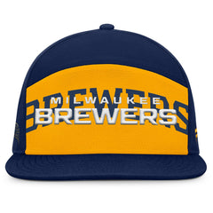 MLB Milwaukee Brewers Fanatics Clubhouse Splitter Snapback Hat