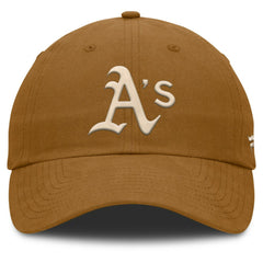 MLB Athletics Fanatics Act Natural Chopper Adjustable Hat