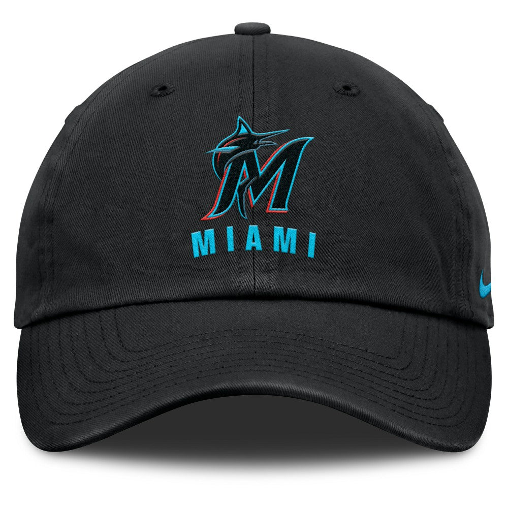 MLB Miami Marlins Nike Club Adjustable Hat