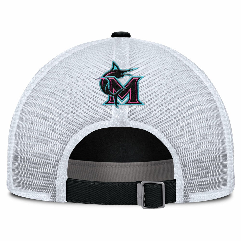 MLB Miami Marlins Nike Unisex 2025 City Connect Trucker Adjustable Hat