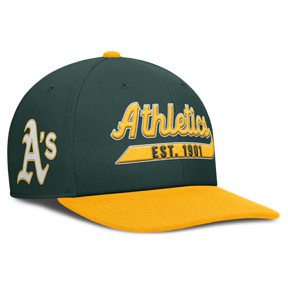 MLB Athletics Nike Pro Performance Snapback Hat