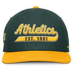 MLB Athletics Nike Pro Performance Snapback Hat