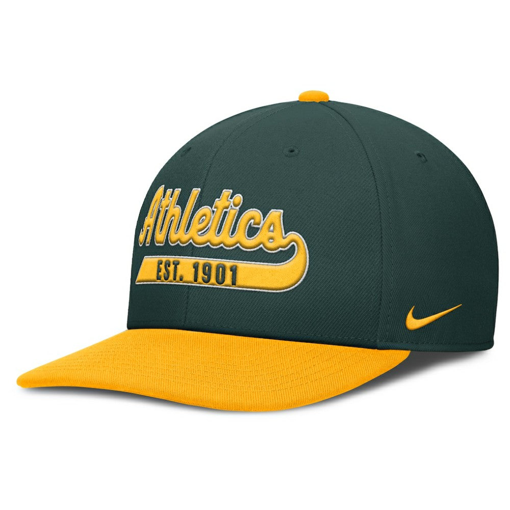 MLB Athletics Nike Pro Performance Snapback Hat