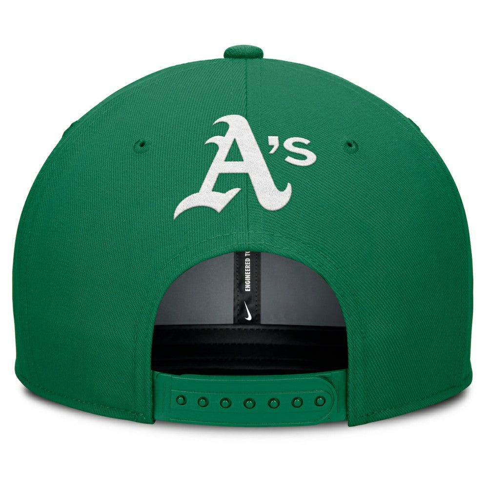 MLB Athletics Nike Pro Performance Snapback Hat