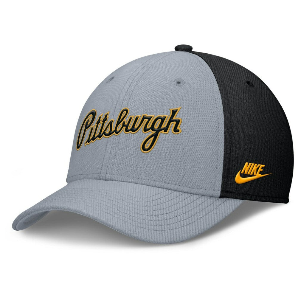 MLB Pittsburgh Pirates Nike Rise Swoosh Performance Flex Hat