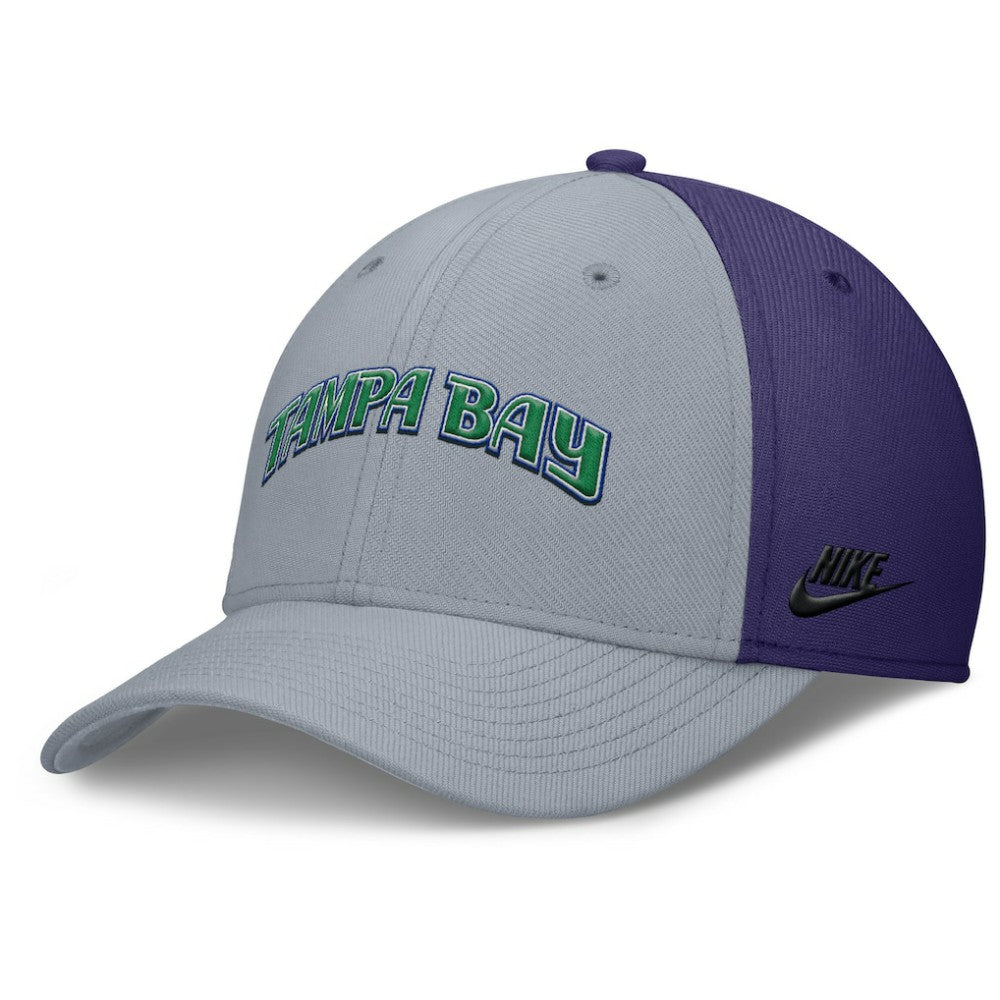 MLB Tampa Bay Rays Nike Rise Swoosh Performance Flex Hat