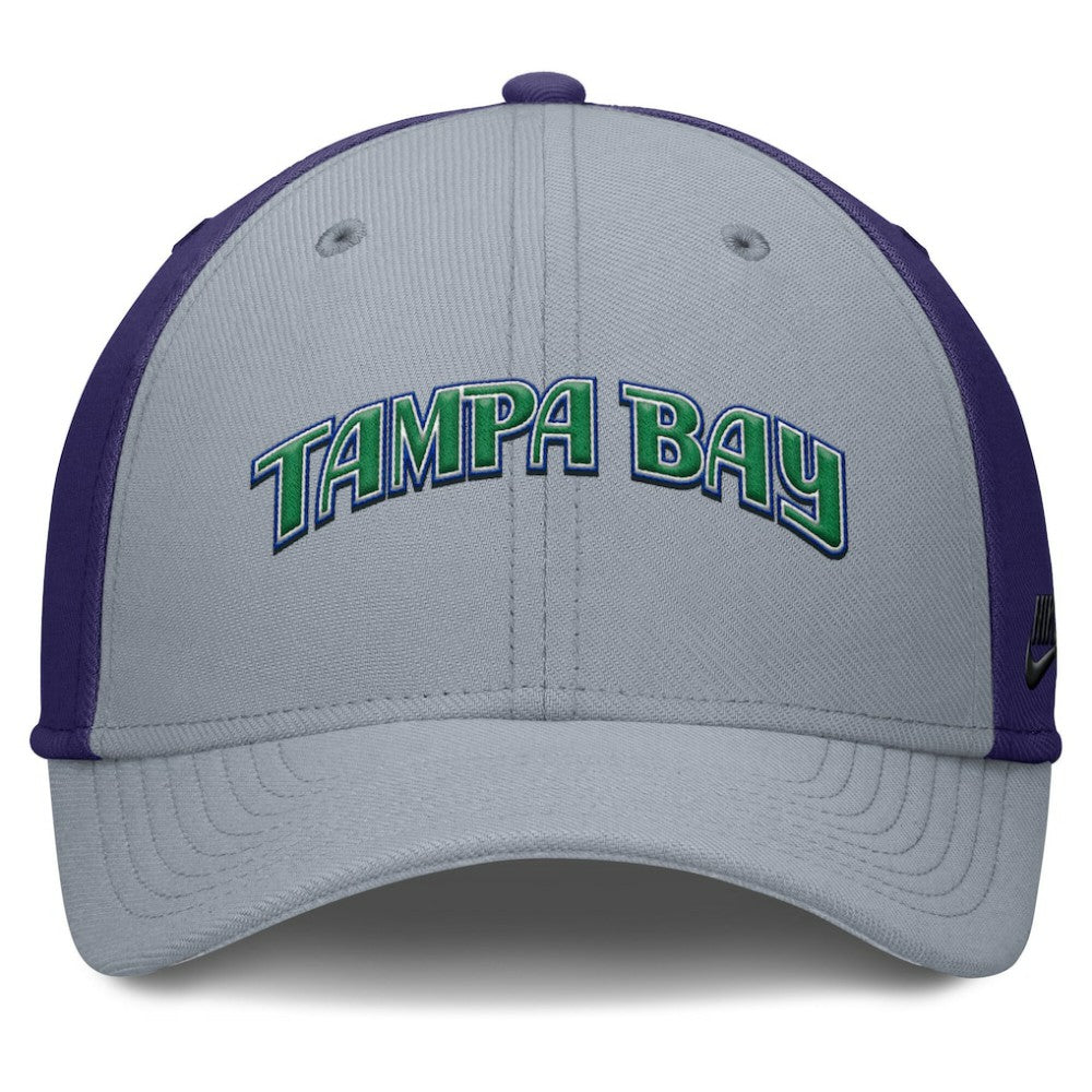 MLB Tampa Bay Rays Nike Rise Swoosh Performance Flex Hat