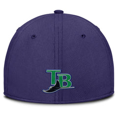 MLB Tampa Bay Rays Nike Rise Swoosh Performance Flex Hat