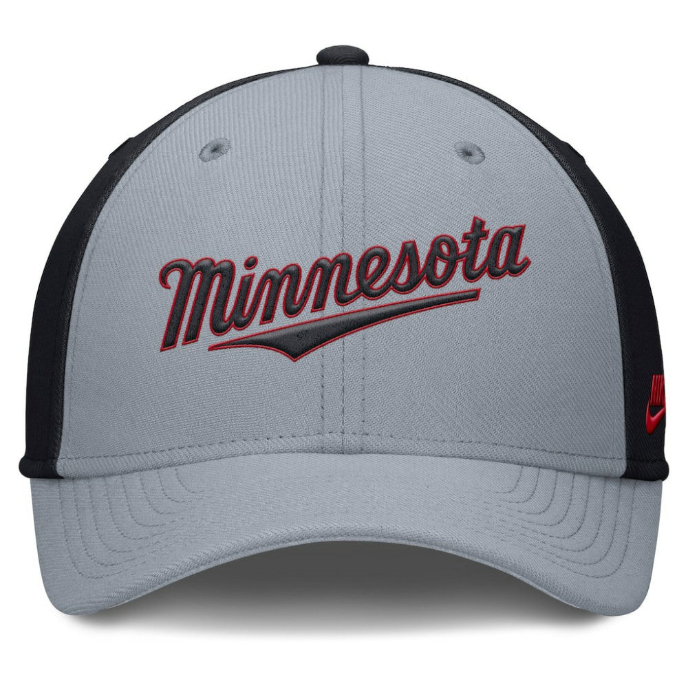 MLB Minnesota Twins Nike Rise Swoosh Performance Flex Hat