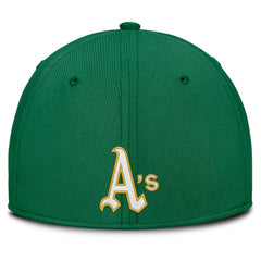 MLB Athletics Nike Rise Swoosh Performance Flex Hat