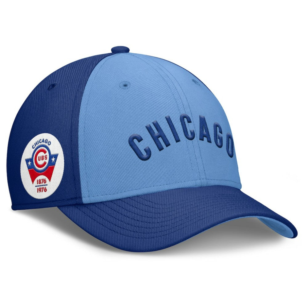 MLB Chicago Cubs Nike Rise Swoosh Performance Flex Hat