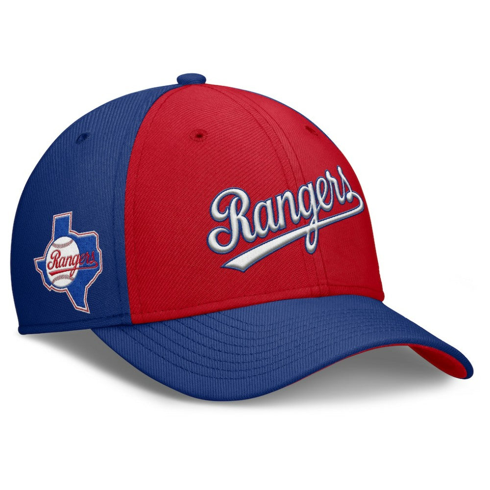 MLB Texas Rangers Nike Rise Swoosh Performance Flex Hat