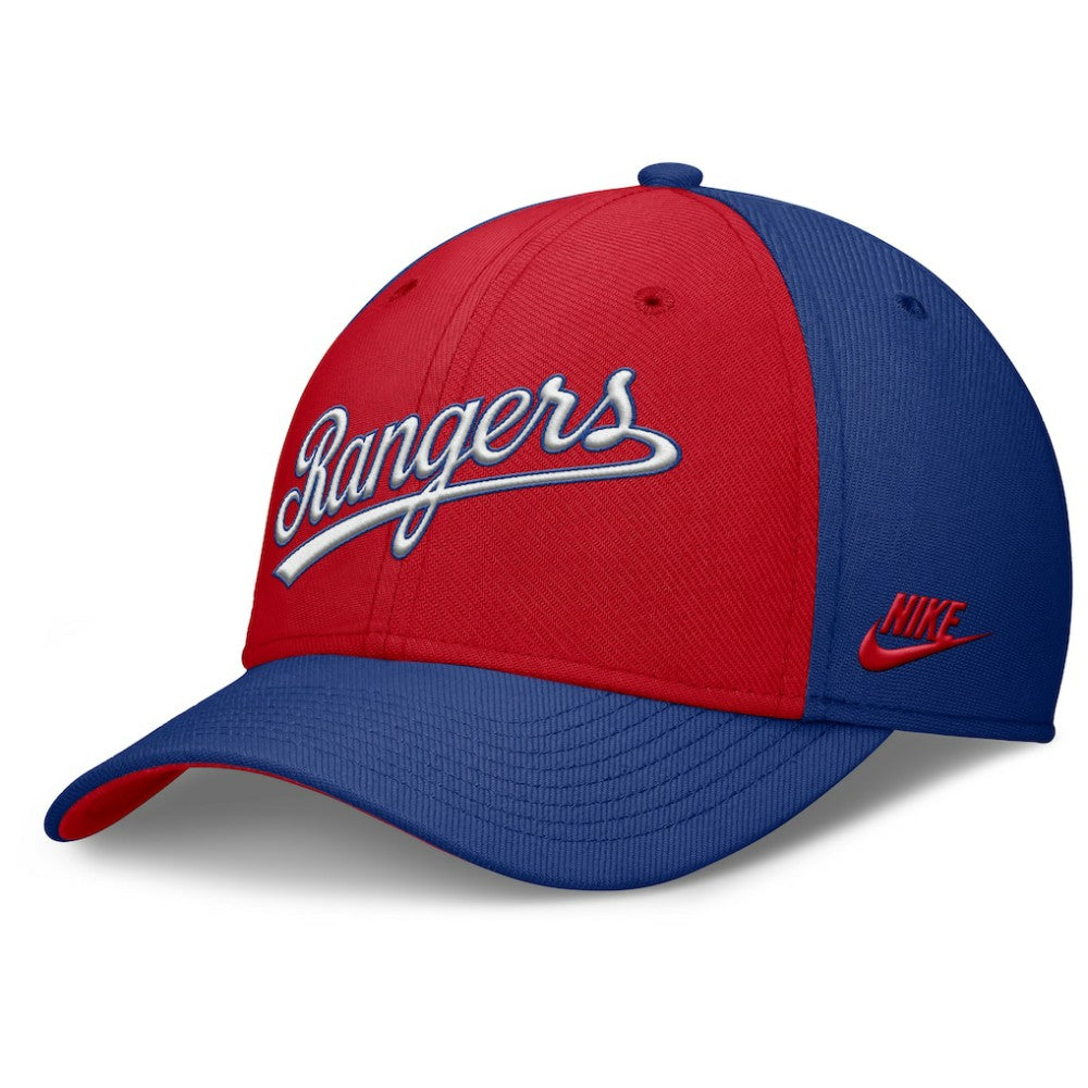 MLB Texas Rangers Nike Rise Swoosh Performance Flex Hat