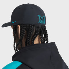 MLB Miami Marlins Nike 2025 City Connect Performance Swoosh Flex Hat