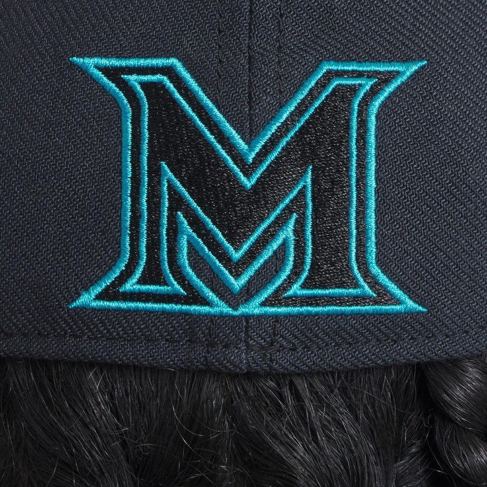 MLB Miami Marlins Nike 2025 City Connect Performance Swoosh Flex Hat