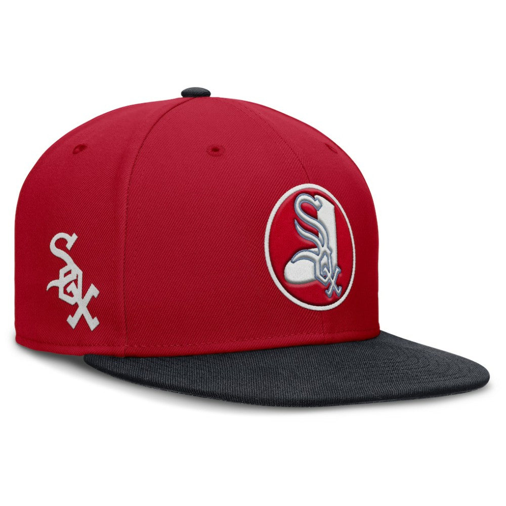 MLB Chicago White Sox Nike Cooperstown Two-Tone Dri-FIT Round Bill True Fitted Hat