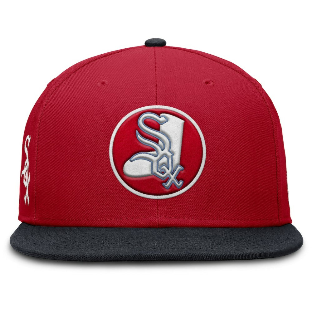 MLB Chicago White Sox Nike Cooperstown Two-Tone Dri-FIT Round Bill True Fitted Hat