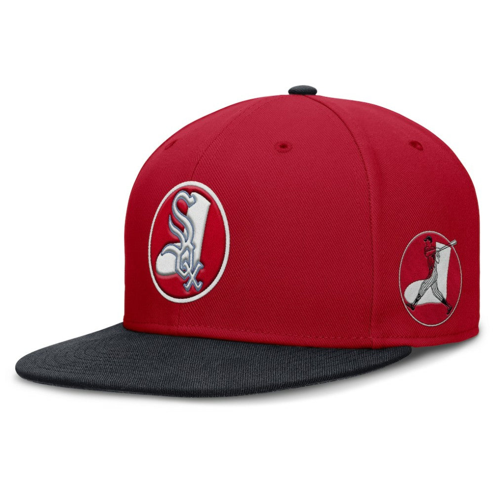 MLB Chicago White Sox Nike Cooperstown Two-Tone Dri-FIT Round Bill True Fitted Hat
