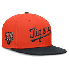 MLB Detroit Tigers Nike Cooperstown Two-Tone Dri-FIT Round Bill True Fitted Hat
