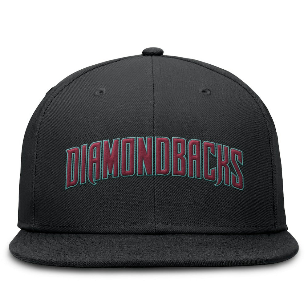 MLB Arizona Diamondbacks Nike Wordmark Dri-FIT Round Bill True Fitted Hat