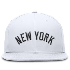 MLB New York Yankees Nike Wordmark Dri-FIT Round Bill True Fitted Hat