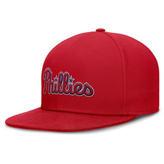 MLB Philadelphia Phillies Nike Wordmark Dri-FIT Round Bill True Fitted Hat