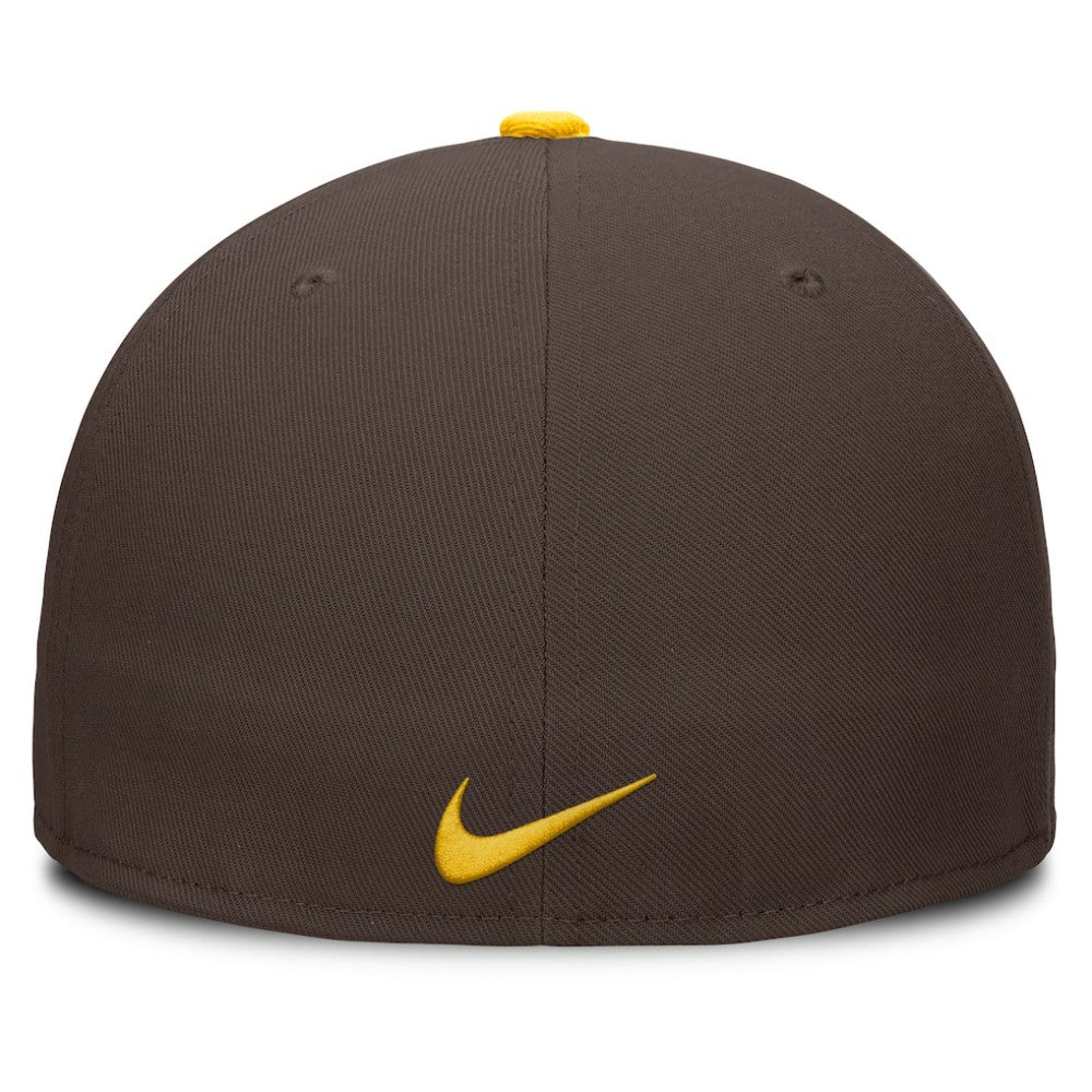 MLB San Diego Padres Nike Primetime Dri-FIT Round Bill True Fitted Hat