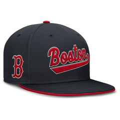 MLB Boston Red Sox Nike Primetime Dri-FIT Round Bill True Fitted Hat