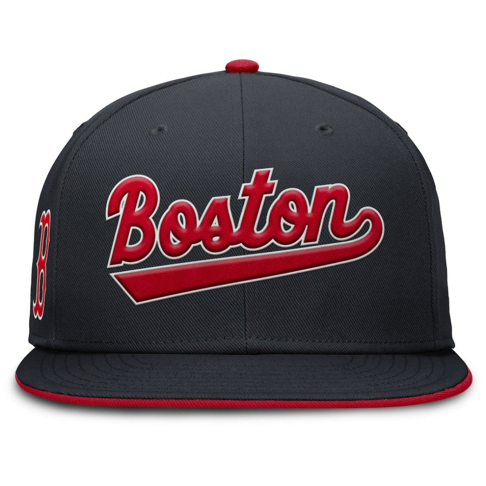MLB Boston Red Sox Nike Primetime Dri-FIT Round Bill True Fitted Hat