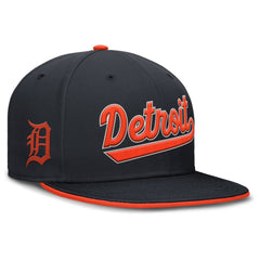 MLB Detroit Tigers Nike Primetime Dri-FIT Round Bill True Fitted Hat