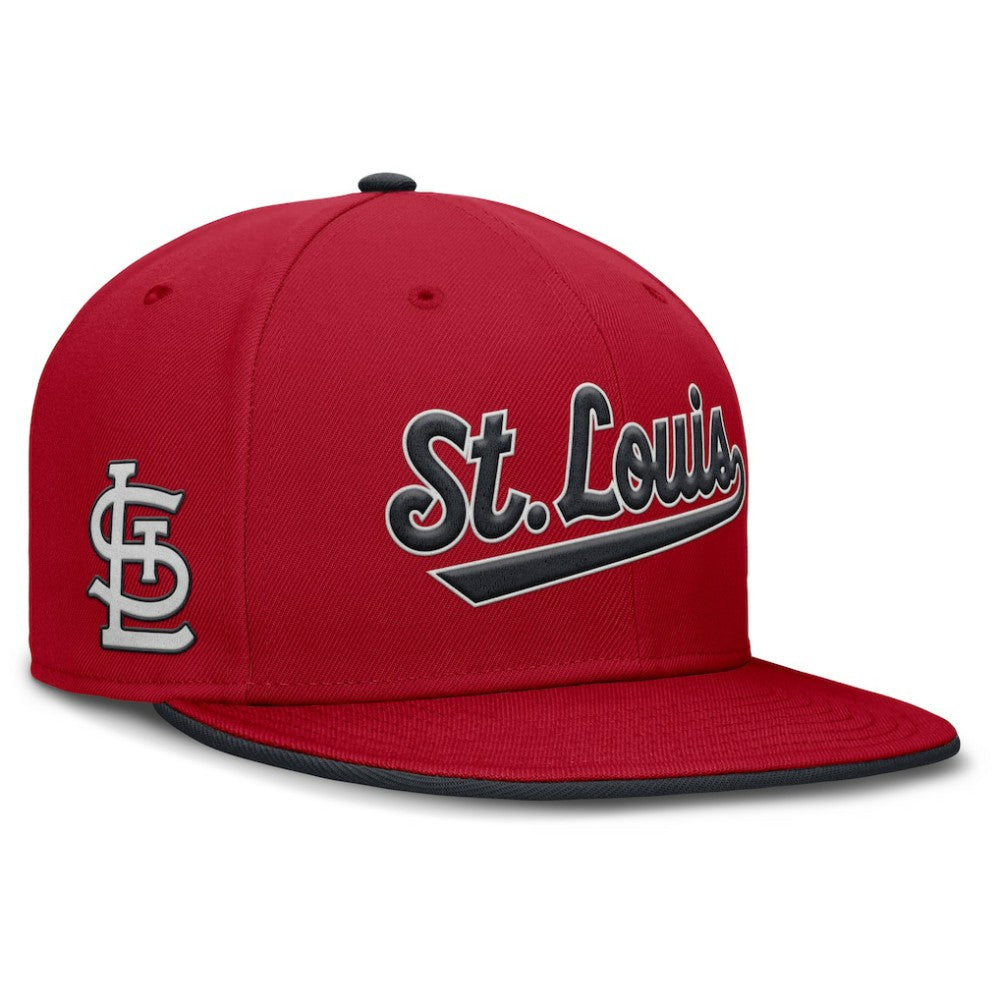 MLB St. Louis Cardinals Nike Primetime Dri-FIT Round Bill True Fitted Hat