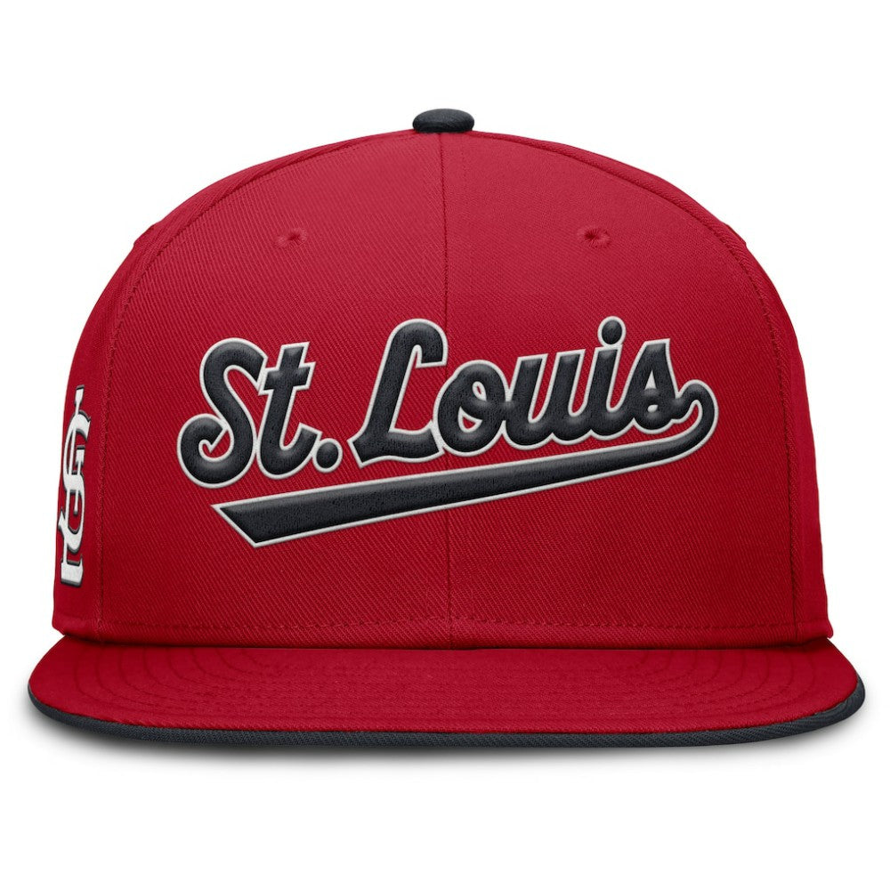 MLB St. Louis Cardinals Nike Primetime Dri-FIT Round Bill True Fitted Hat