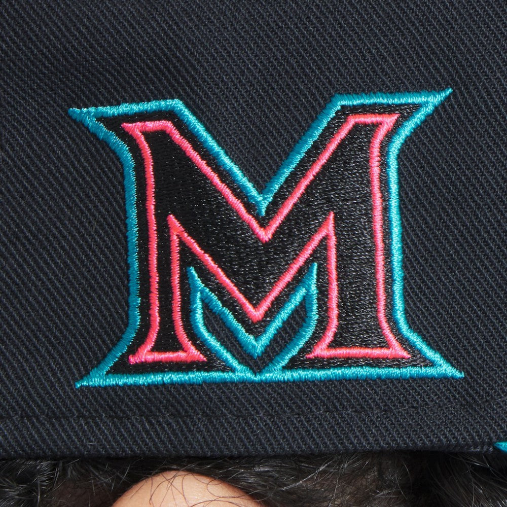 MLB Miami Marlins Nike 2025 City Connect Performance Fitted Hat