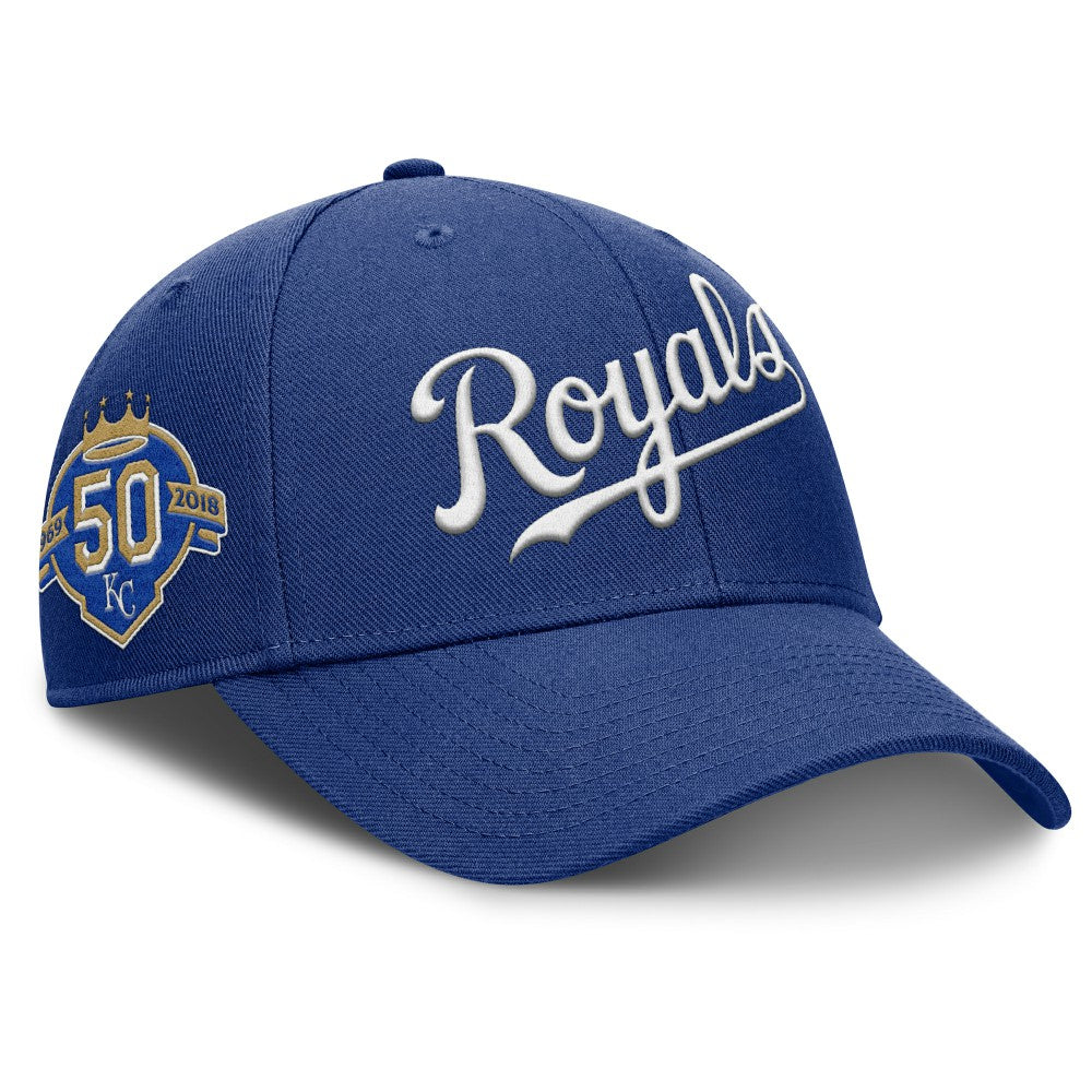 MLB Kansas City Royals Nike Rise Gaberdine Adjustable Hat