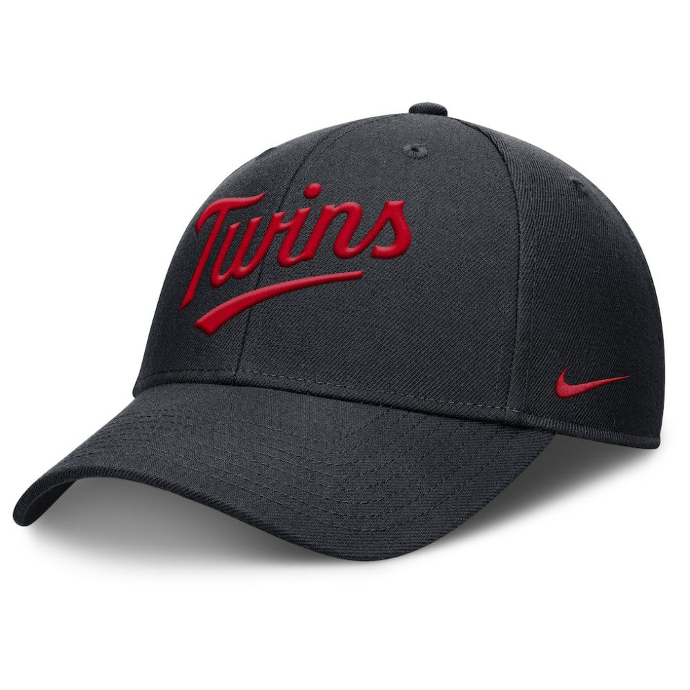 MLB Minnesota Twins Nike Rise Gaberdine Adjustable Hat