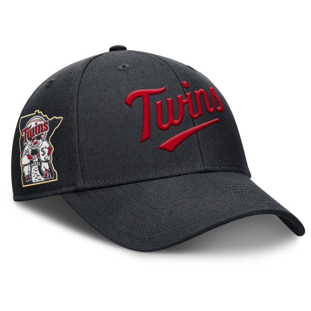 MLB Minnesota Twins Nike Rise Gaberdine Adjustable Hat
